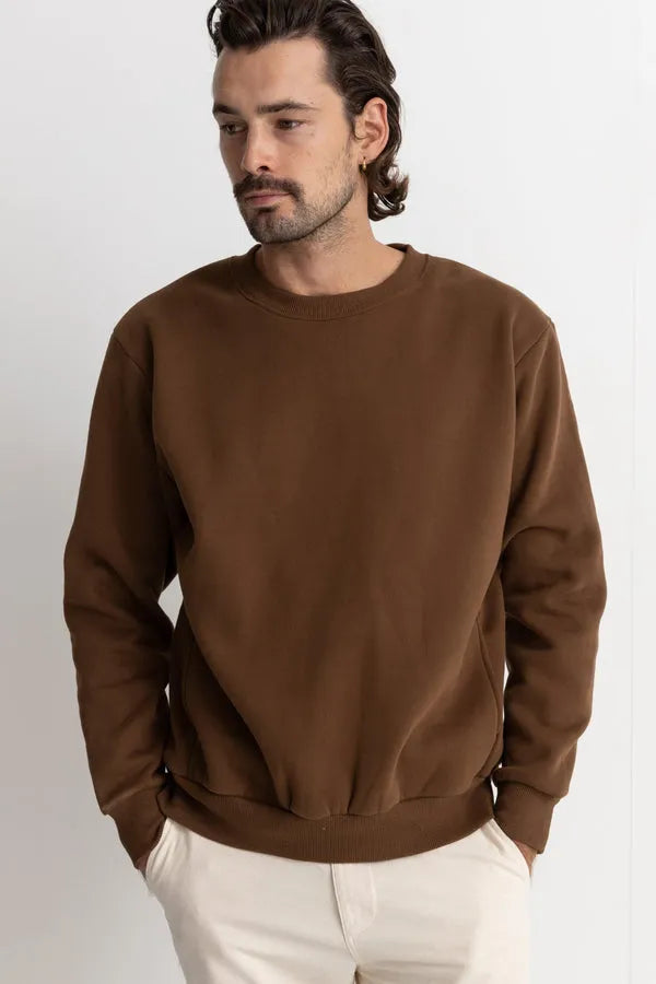 Rhythm Mens Sweatshirt Classic Fleece Crew