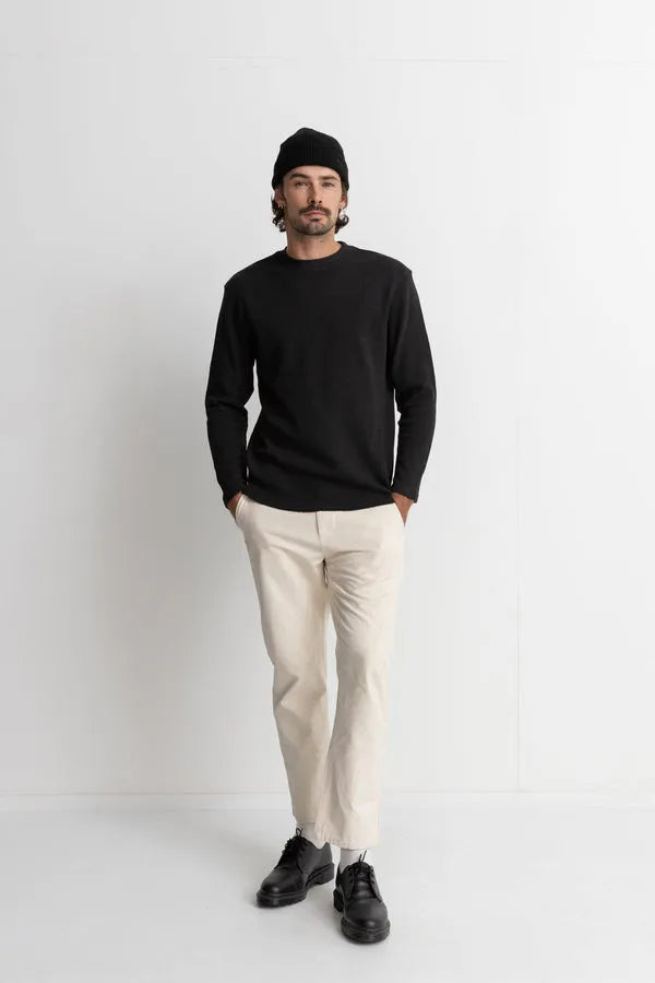 Rhythm Mens Shirt Classic Waffle Knit