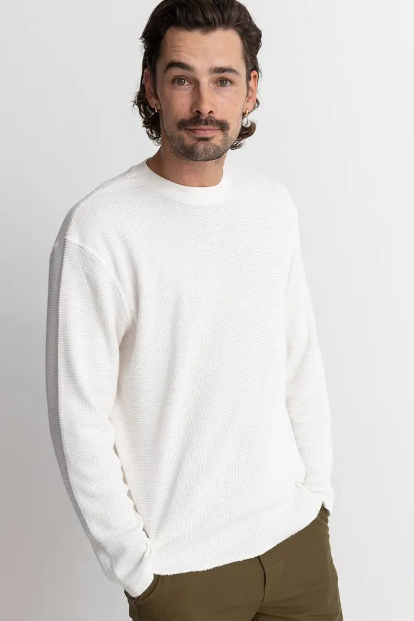 Rhythm Mens Shirt Classic Waffle Knit