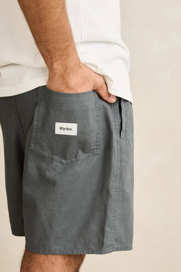 Rhythm Mens Shorts Classic Linen Jam