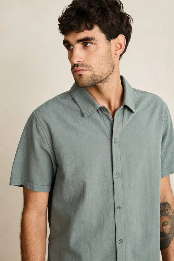 Rhythm Mens Woven Classic Linen