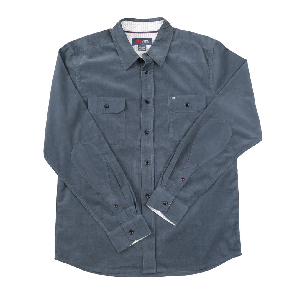 COVA Mens Shirt Harbor Cruise LS Woven Shirt