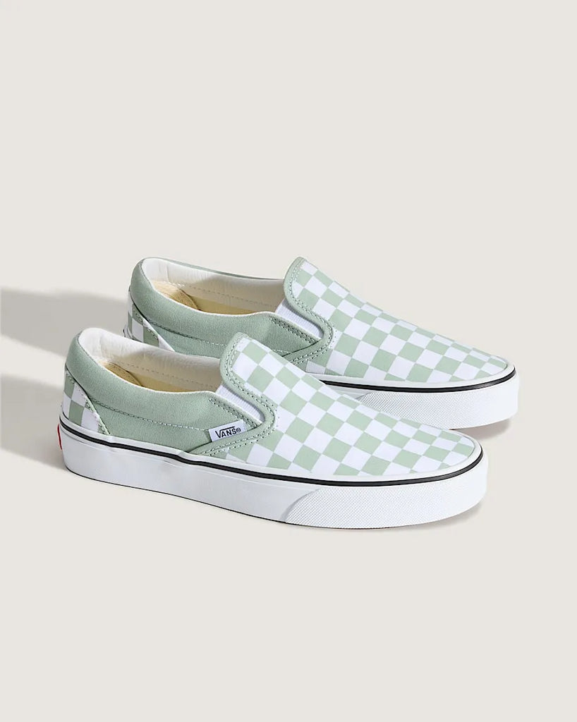 Vans Womens Shoes Color Theory Classic Slip-On Checkerboard