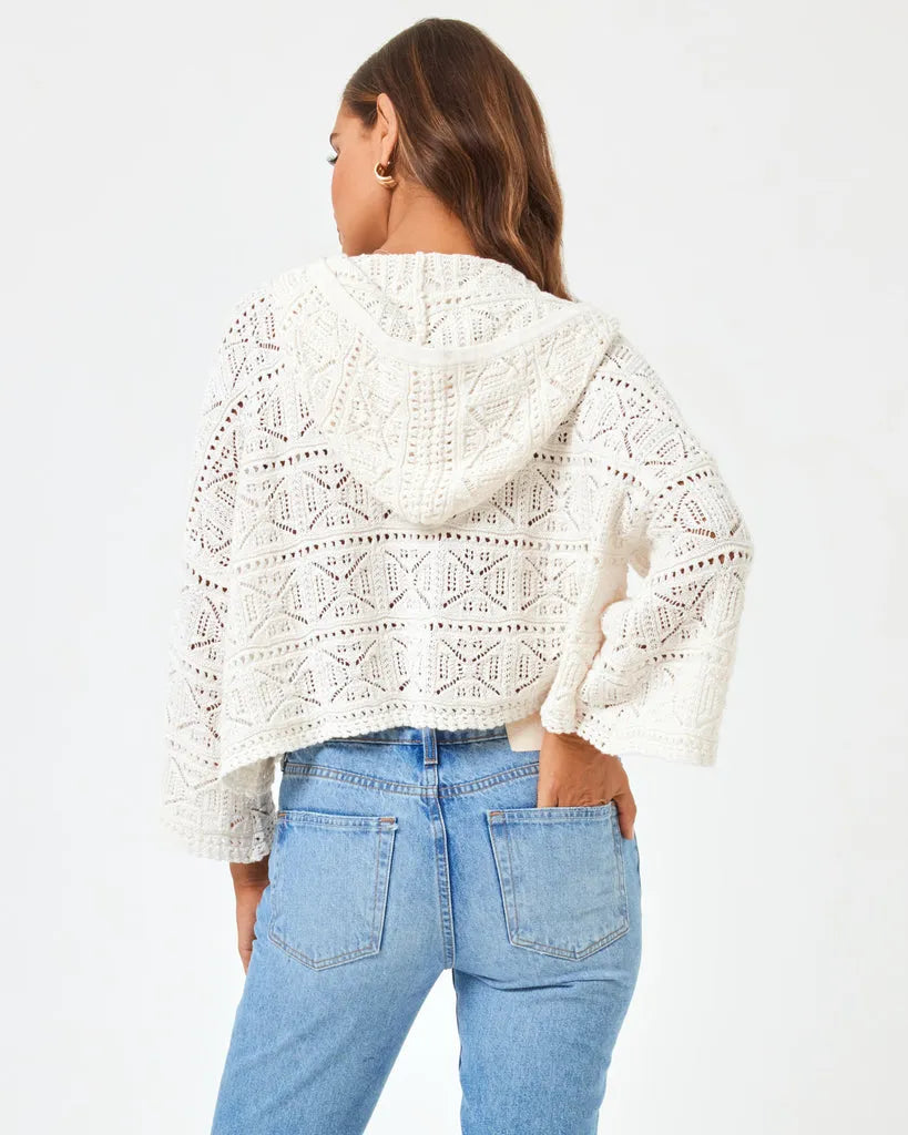 L*Space Womens Sweater Diamond Eyes