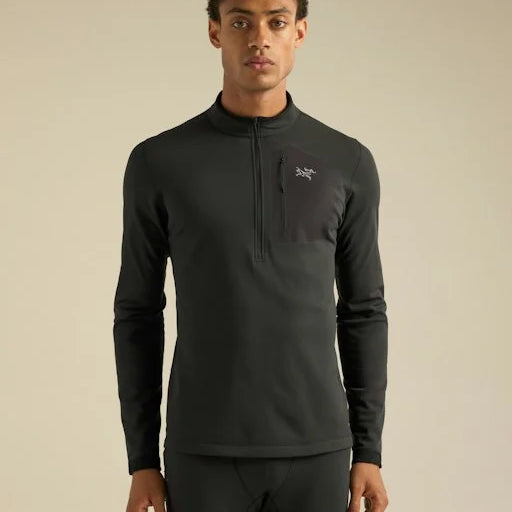 Arc'teryx Mens Base Layers Rho SV Zip Neck