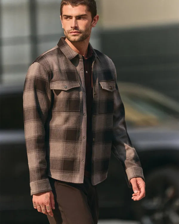 Vuori Mens Jacket Range Shirt Jacket 2.0