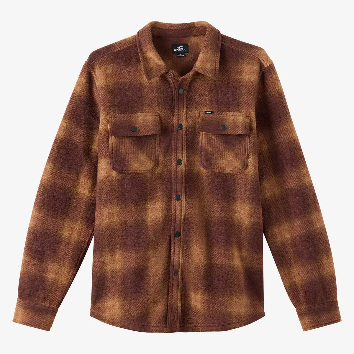 Oneill Mens Shirt Glacier Plaid Superfleece