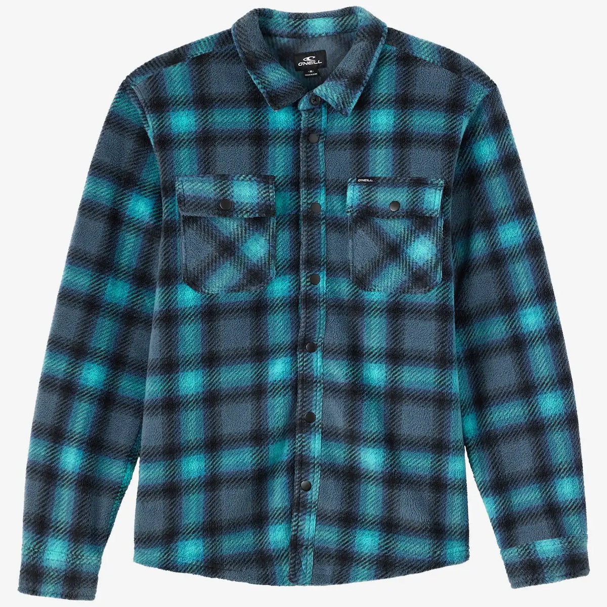 Oneill Mens Shirt Glacier Plaid Superfleece