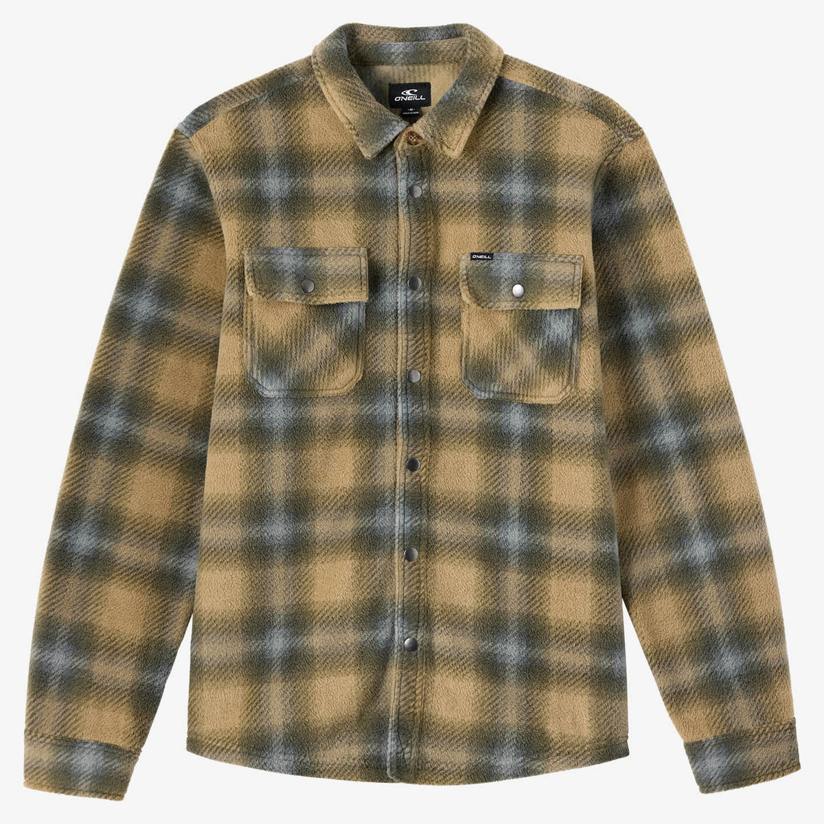 Oneill Mens Shirt Glacier Plaid Superfleece