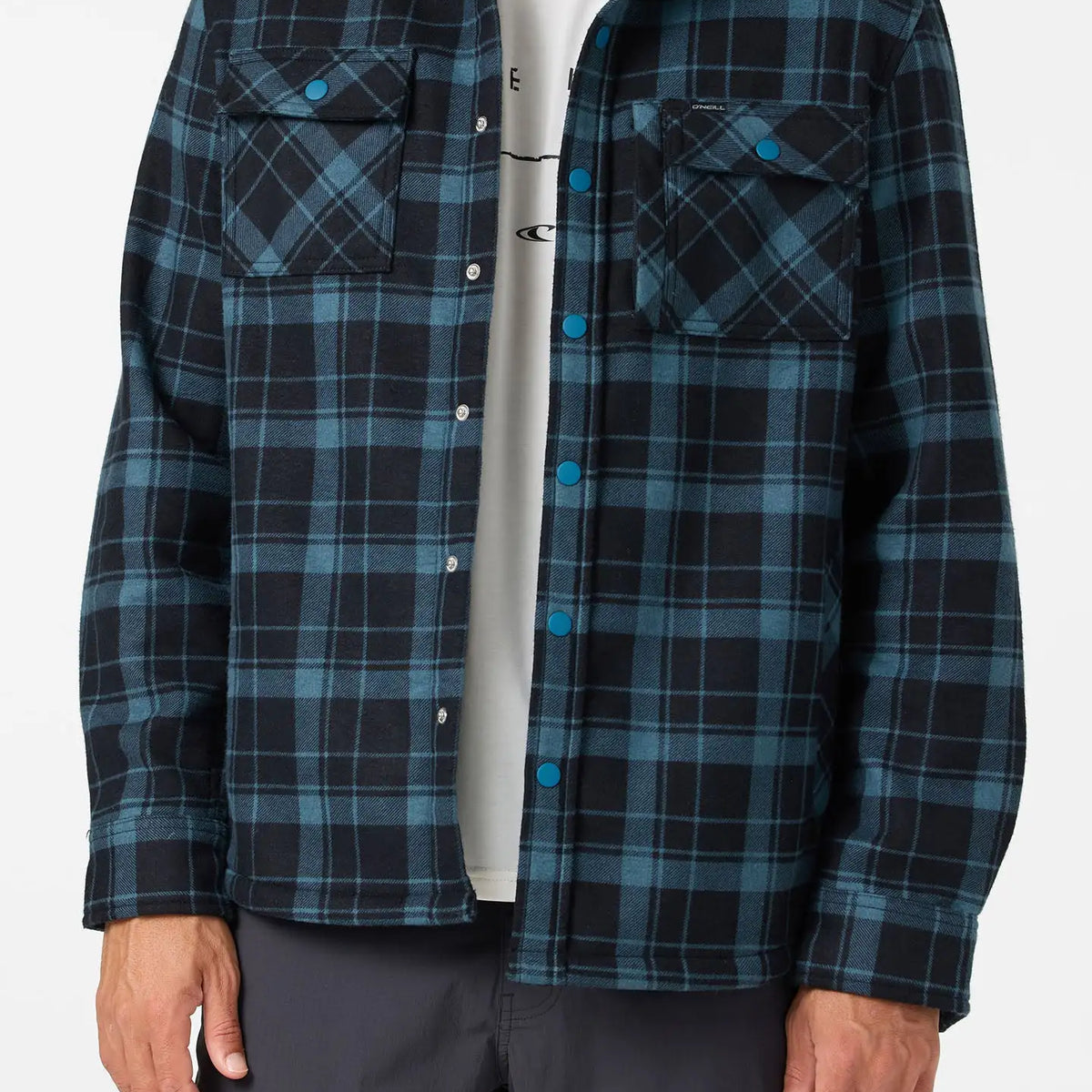 Oneill Mens Shirt TRVLR Micro High Pile Lined Flannel