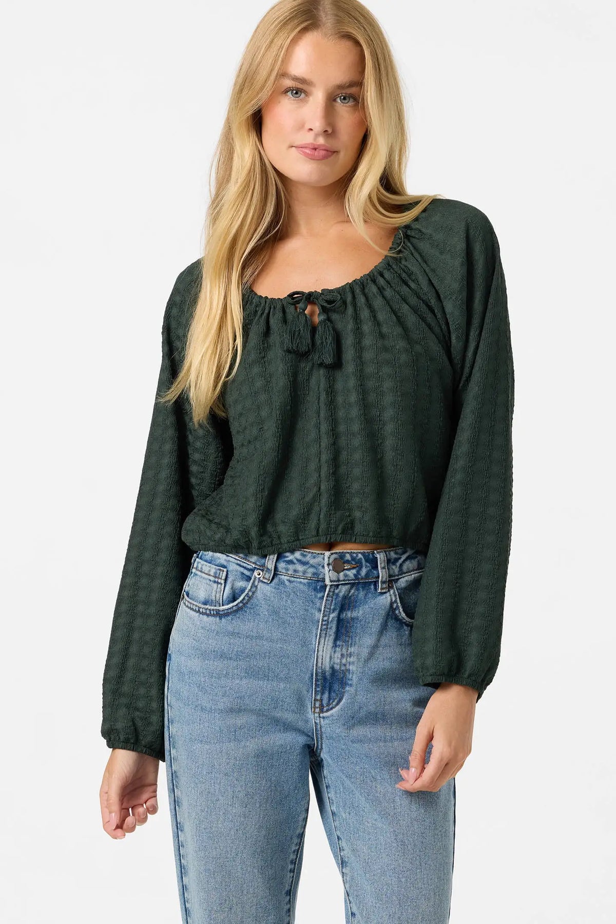 Oneill Womens Shirt Cami Knit Long Sleeve Top