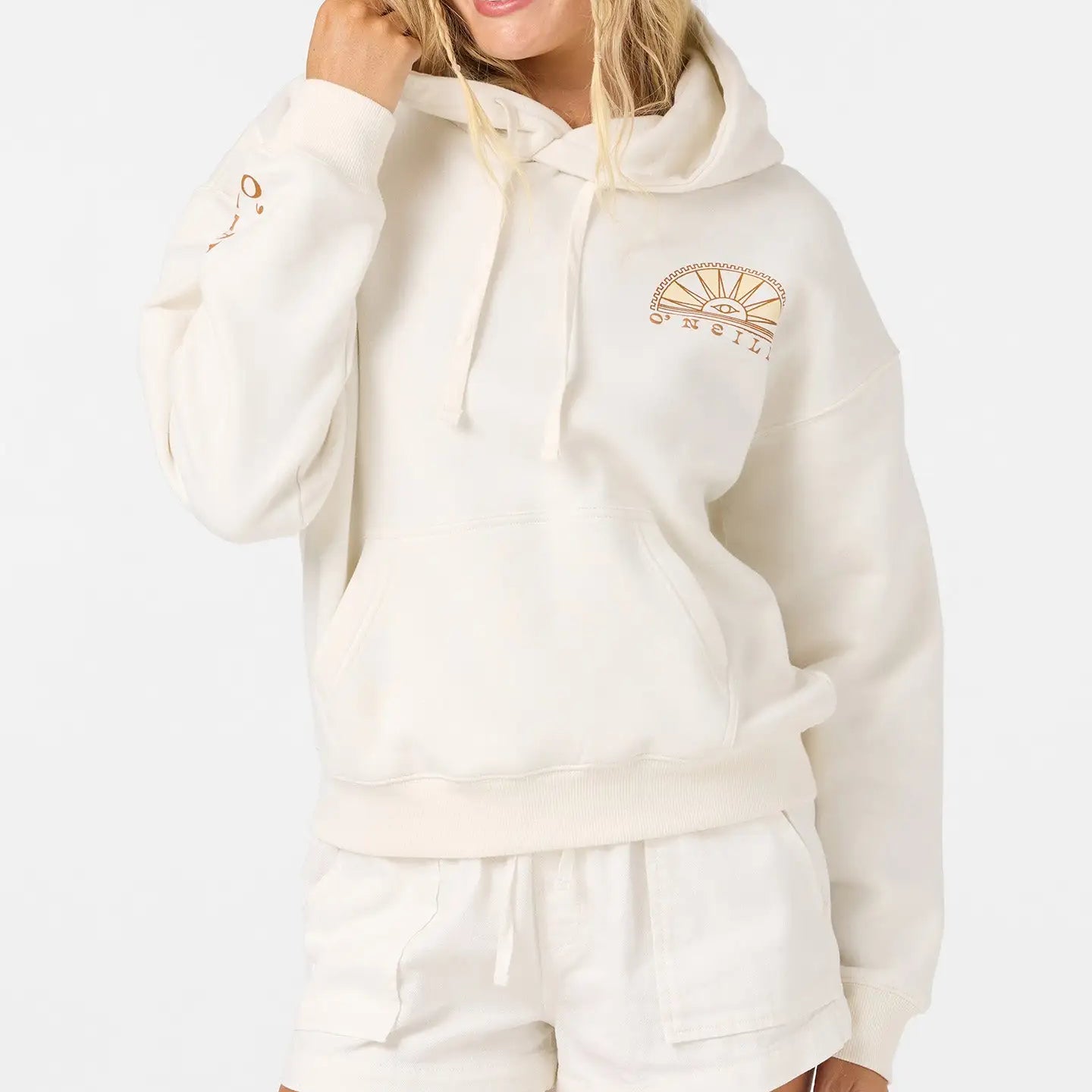 Oneill Womens Sweatshirt Sun Eye Relaxed Hoodie