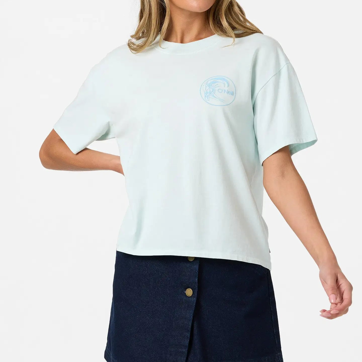 Oneill Womens Shirt O'Riginals Salty Circle Surfer Easy Tee