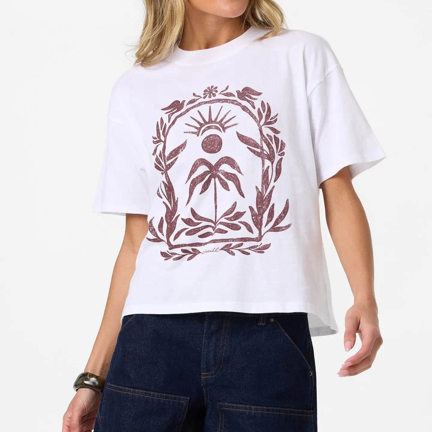 Oneill Womens Shirt Framed Flora Easy Tee