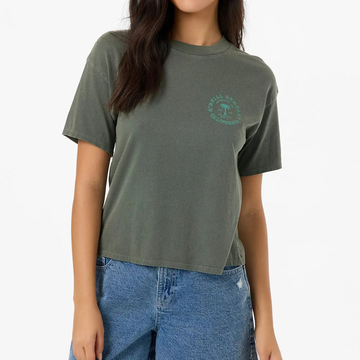 Oneill Womens Shirt O'Riginals Circle Surf Co. Easy Tee