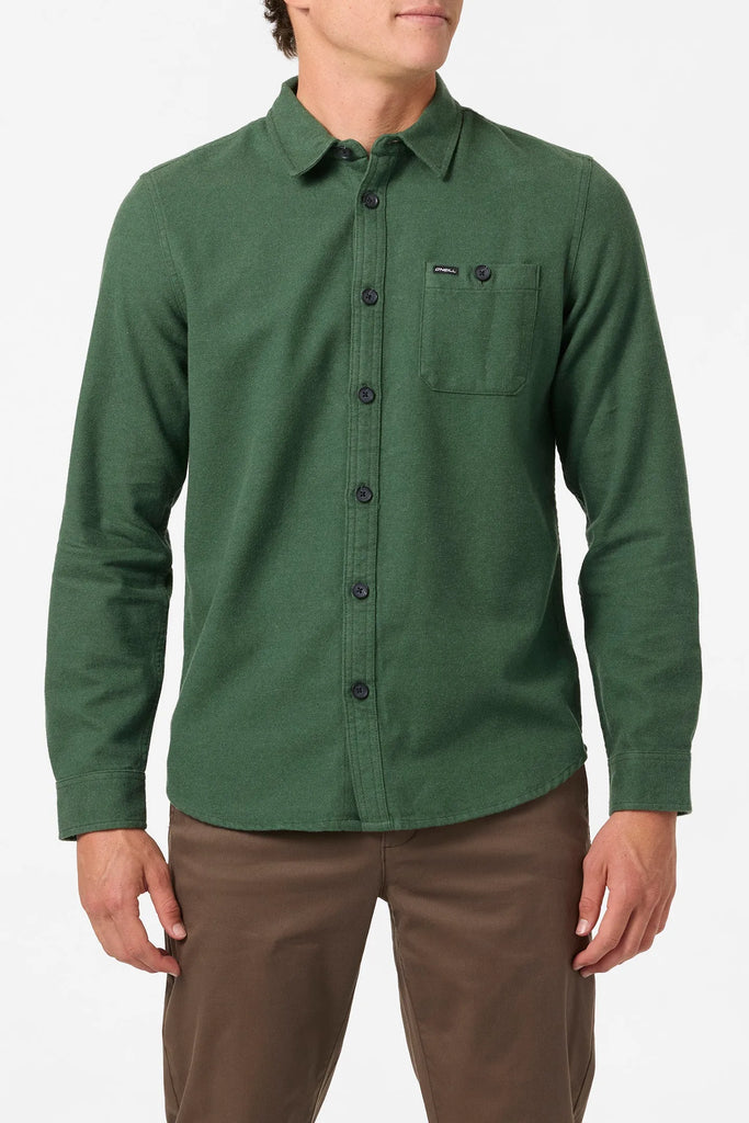 Oneill Mens Shirt Regent Flannel Standard Fit Long Sleeve