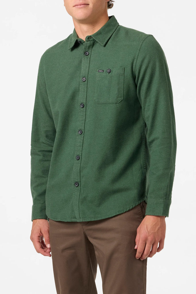 Oneill Mens Shirt Regent Flannel Standard Fit Long Sleeve