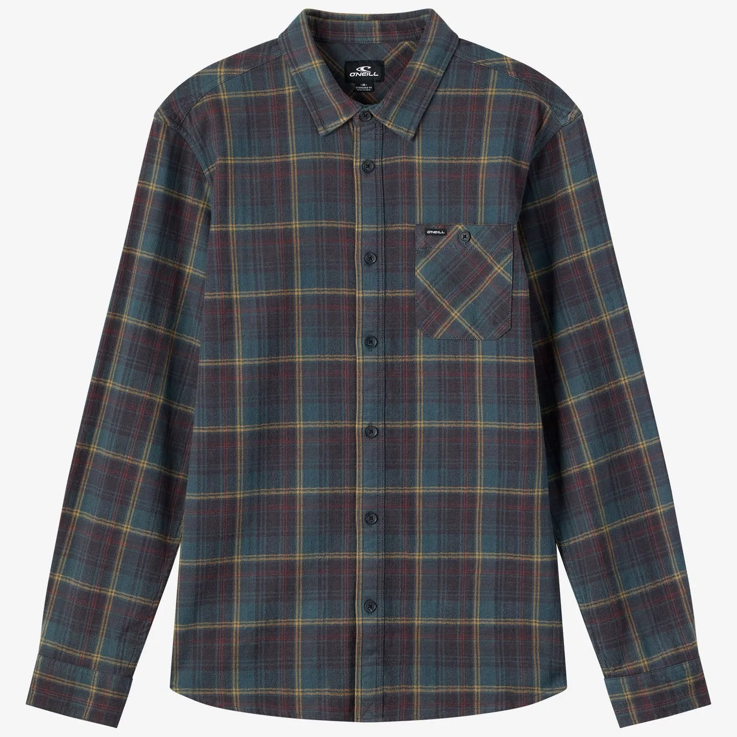 Oneill Mens Shirt Redmond Plaid Flannel