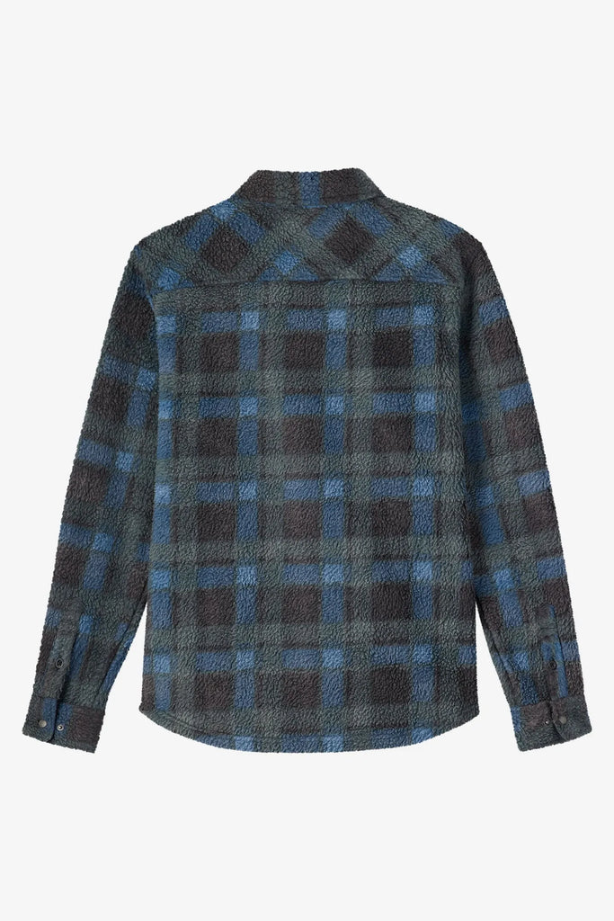 Oneill Mens Shirt Glacier High Pile Superfleece Standard Fit Overshirt
