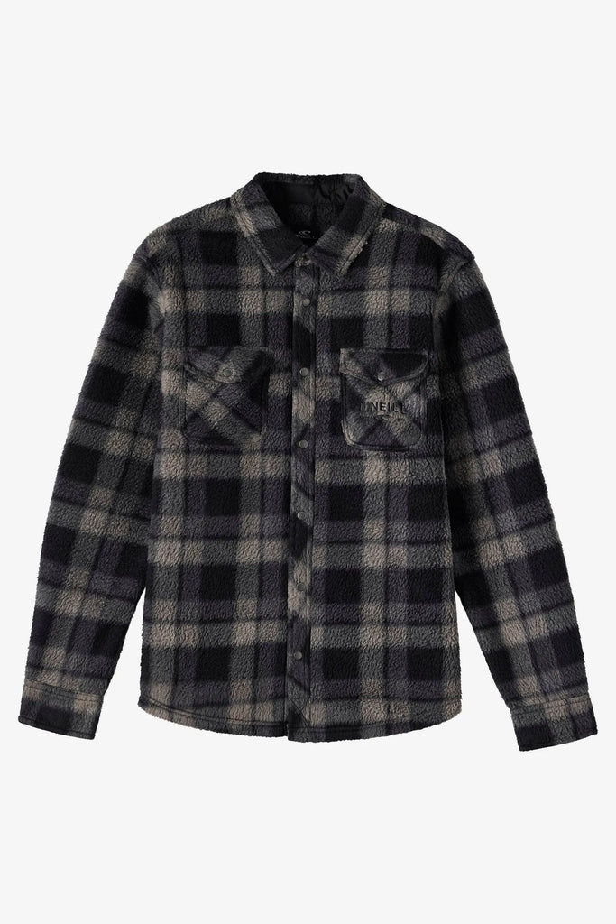 Oneill Mens Shirt Glacier High Pile Superfleece Standard Fit Overshirt