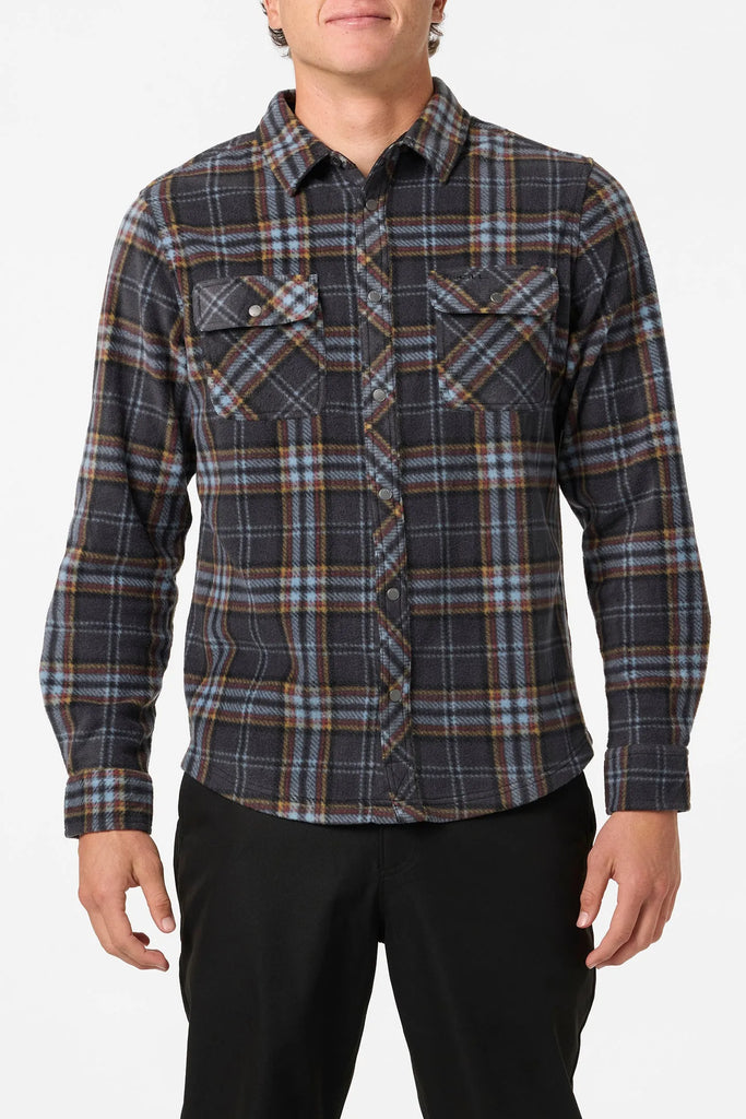 Oneill Mens Shirt Glacier Plaid Superfleece