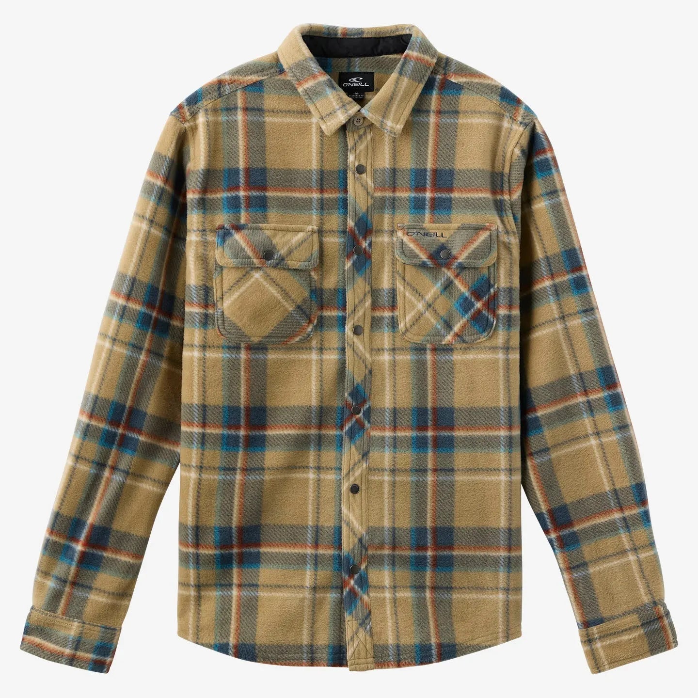 Oneill Mens Shirt Glacier Plaid Superfleece