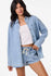 Oneill Womens Jacket Sevie Shacket Denim