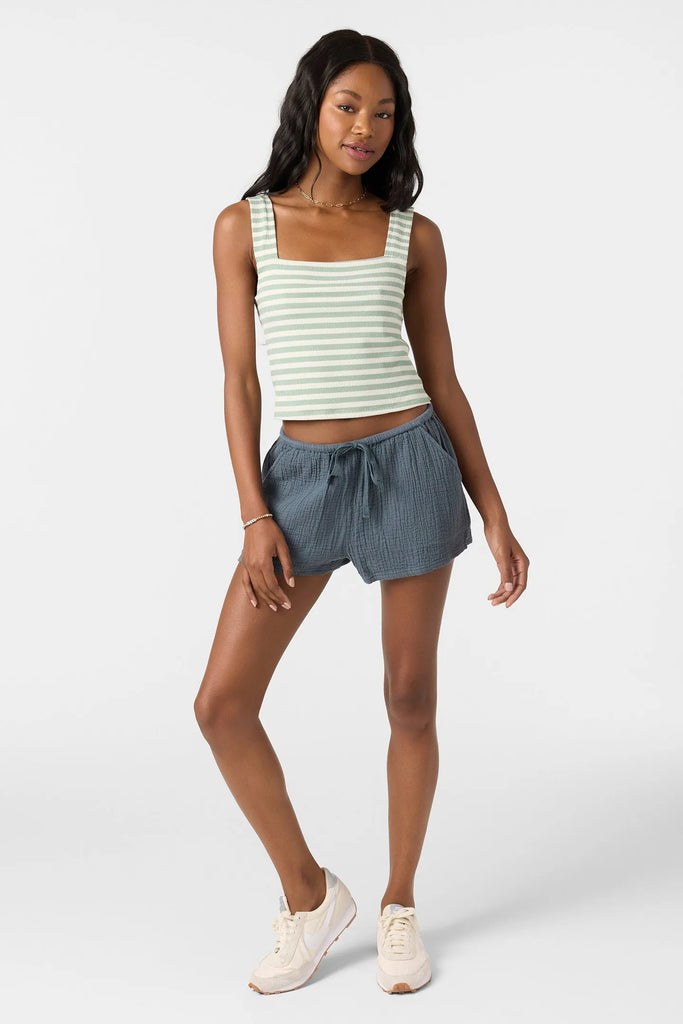 Oneill Womens Tank Top Vanessa Stripe Sleeveless Top