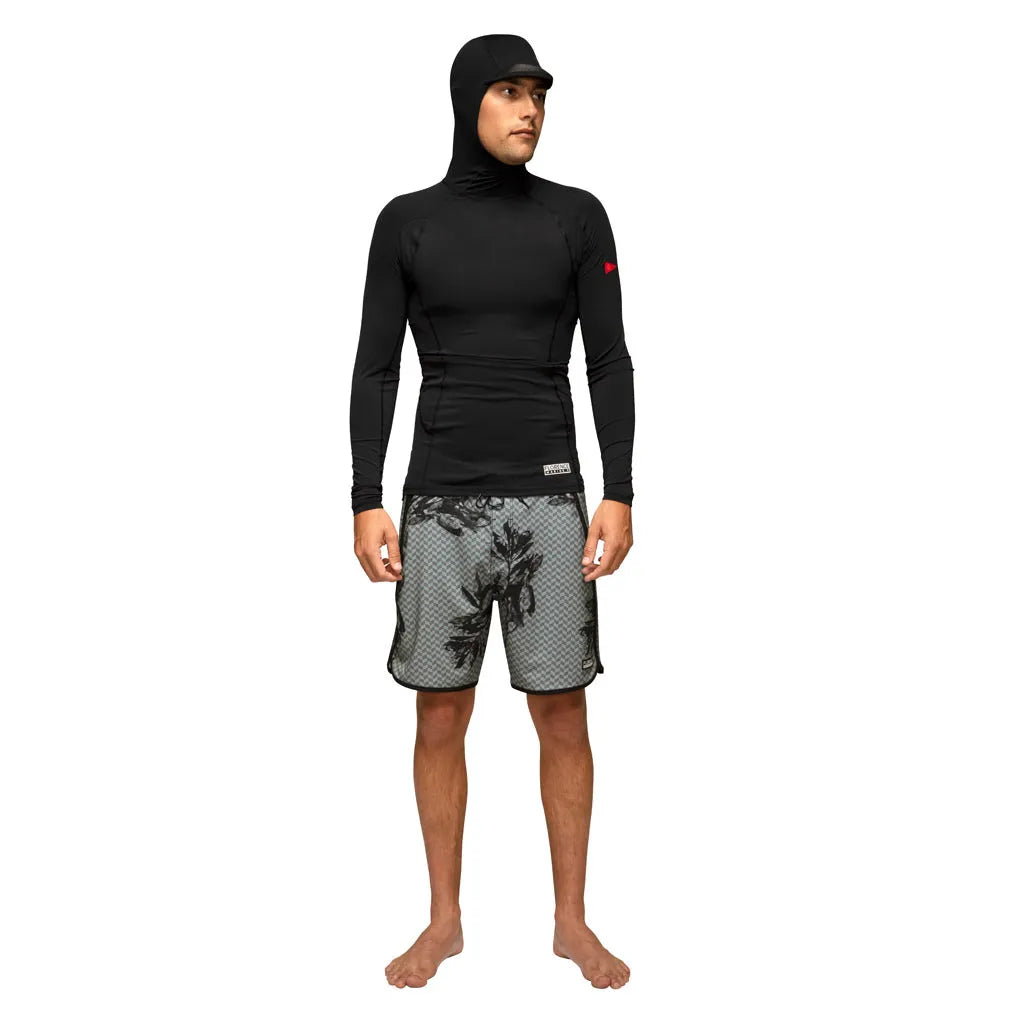 Florence Marine X Mens Rashguard Long Sleeve Hooded