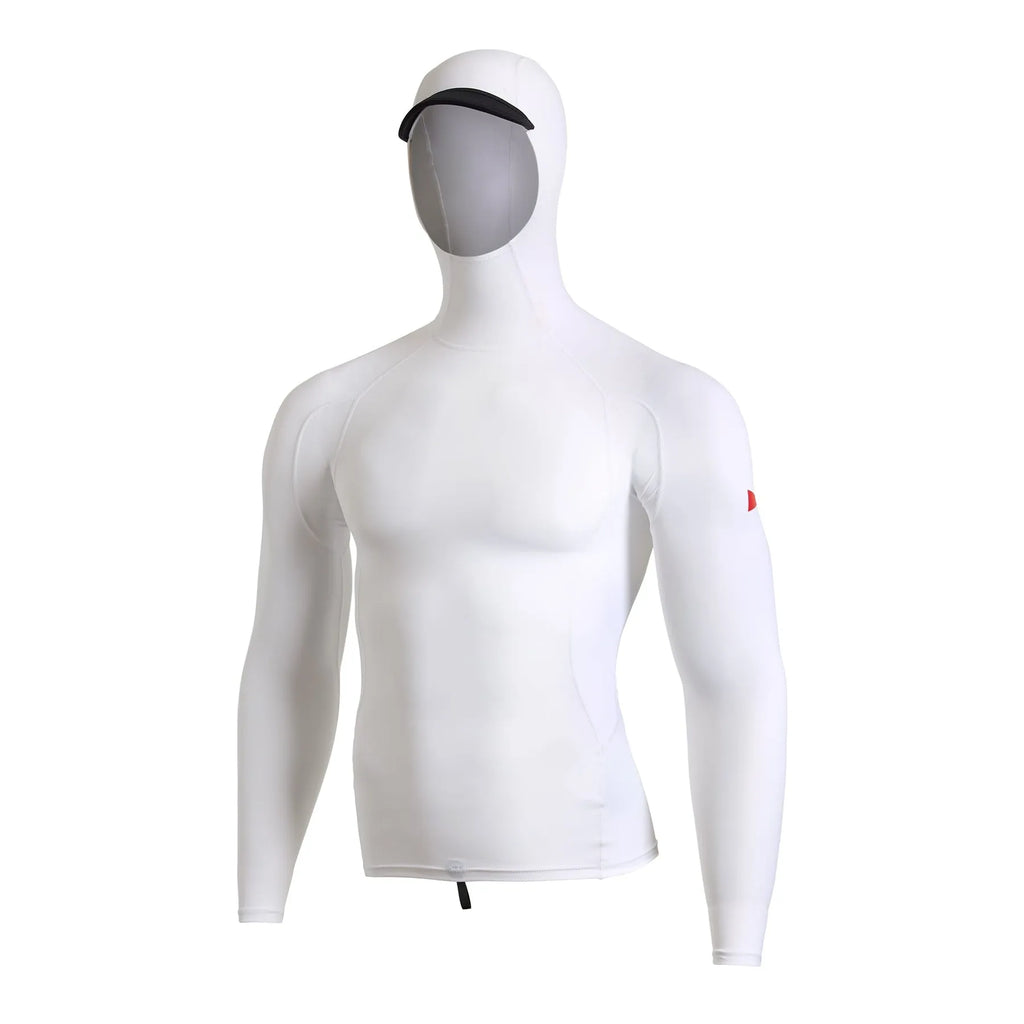 Florence Marine X Mens Rashguard Long Sleeve Utility Pocket Hooded