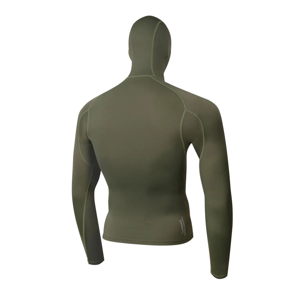 Florence Marine X Mens Rashguard Long Sleeve Hooded