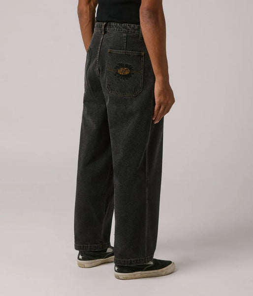 パンツ tenderloin baker pants black denim baker-warner-denim-jeans-black