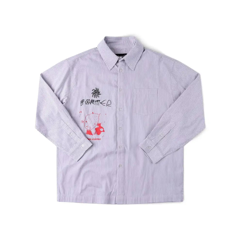 Former Mens Shirt DXD Reynolds Stripe Long Sleeve
