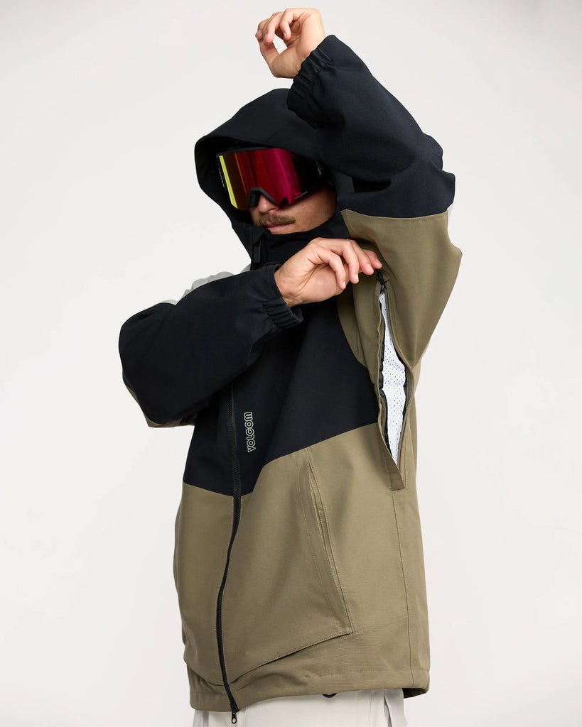 Volcom Mens Snow Jacket Brighton Full Zip