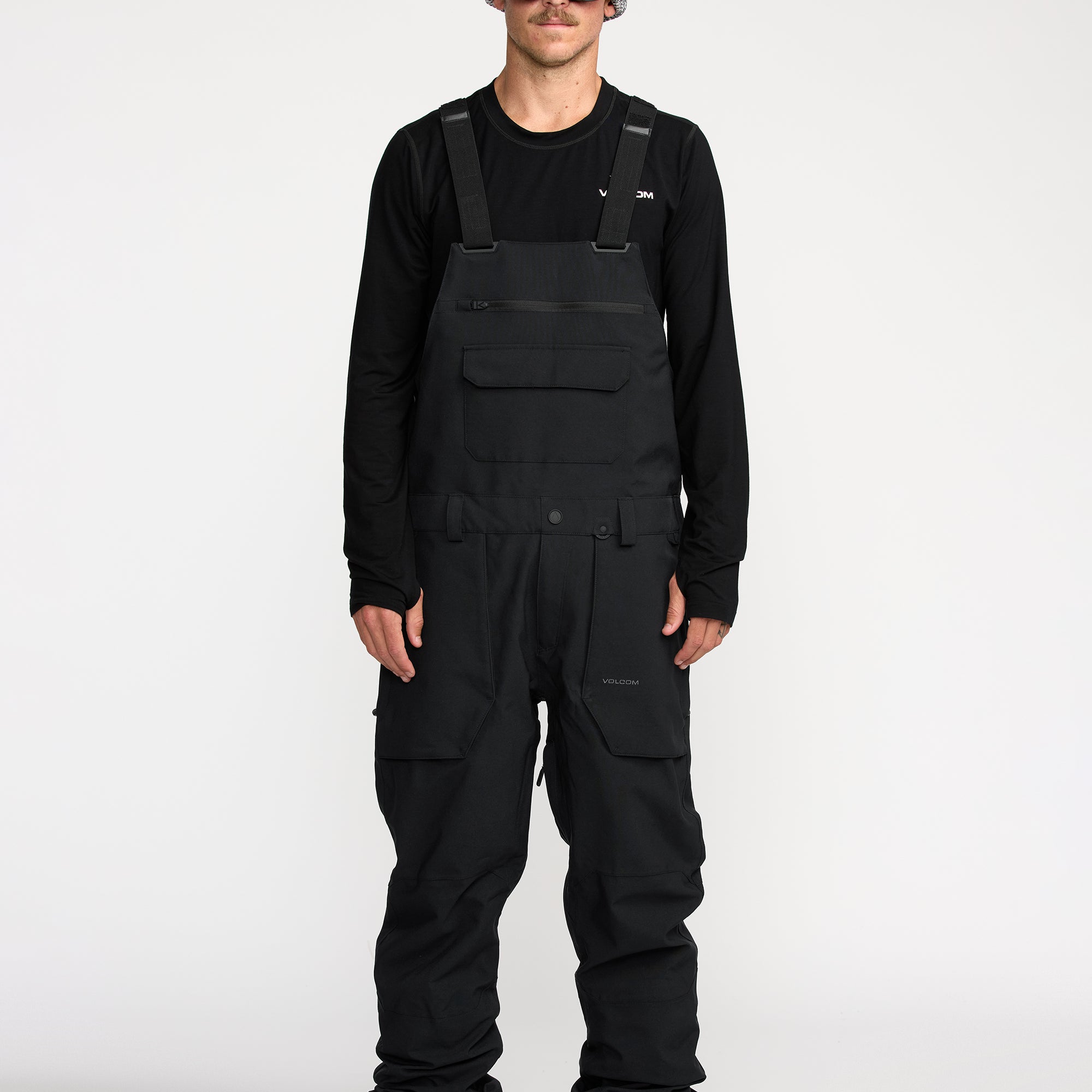 Volcom Mens Snow Pants Roan Bib Overalls