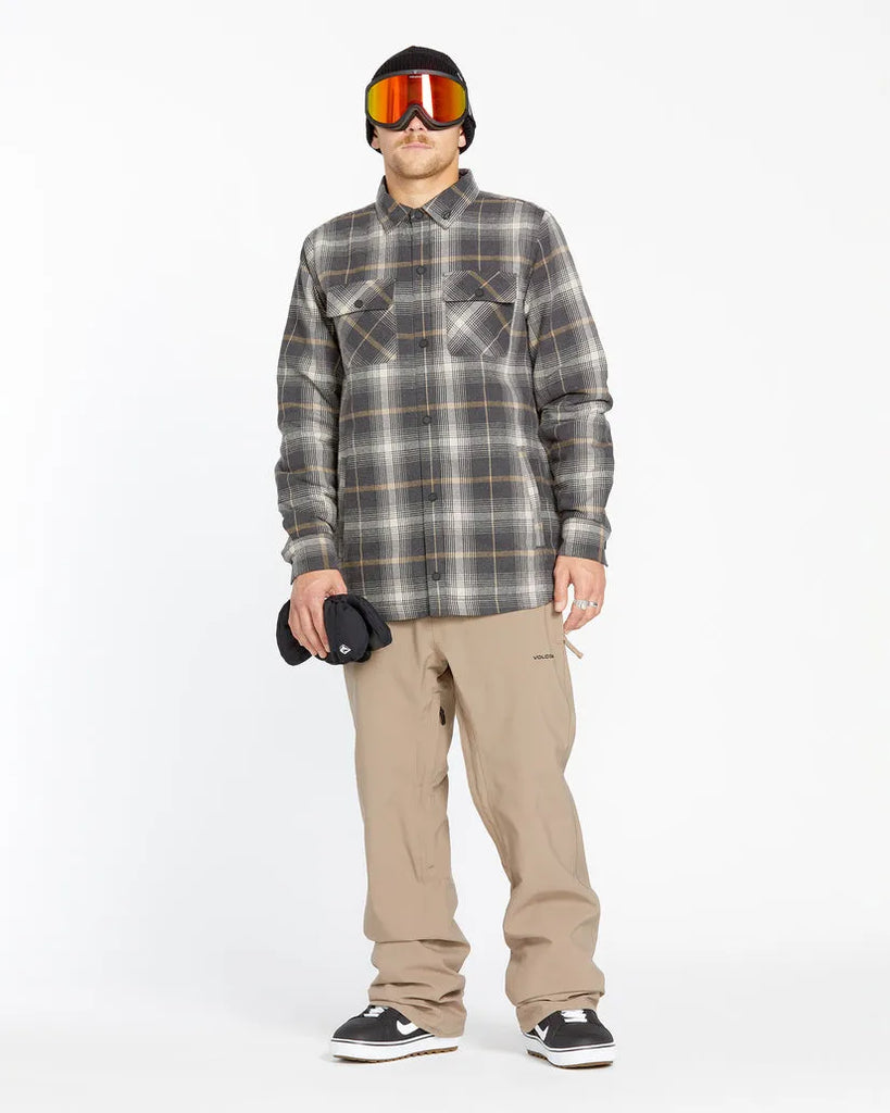 Volcom Mens Snow Layers Insulated Riding Flannel