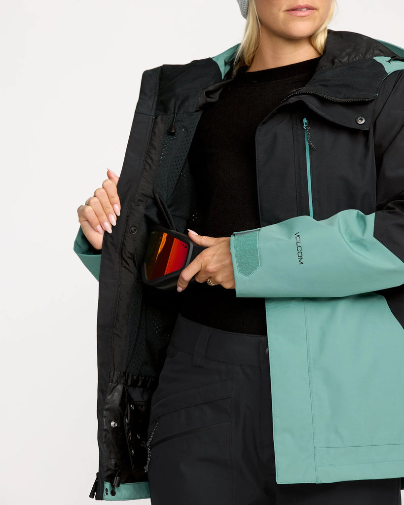 Volcom Womens Snow Jacket V.Co Tech Eras Gore-Tex Insulated