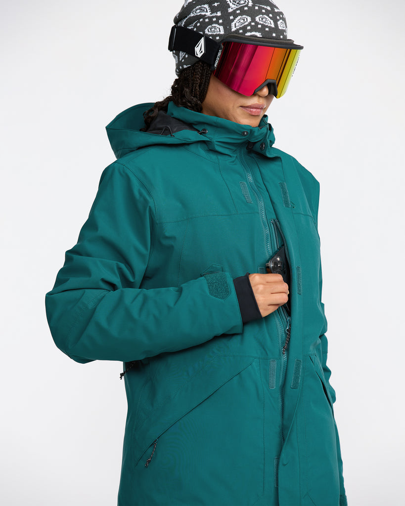 Volcom Womens Snow Jacket Shelter 20K 3D Stretch Insulated