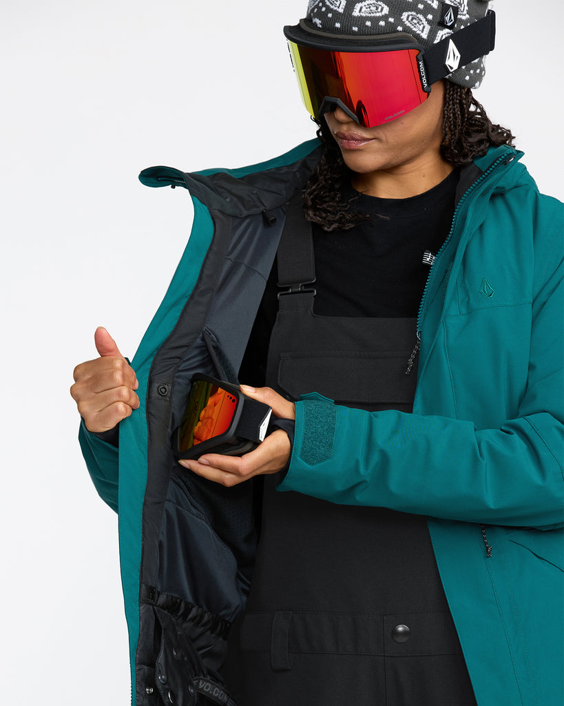 Volcom Womens Snow Jacket Shelter 20K 3D Stretch Insulated