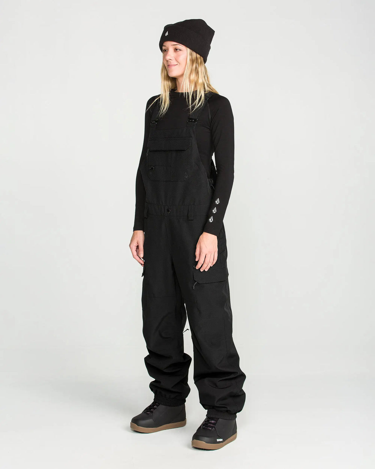 Volcom Womens Snow Pants Creston 3D Stretch Bib