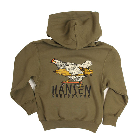 Hansen Kids Sweatshirt Surfing Chicken