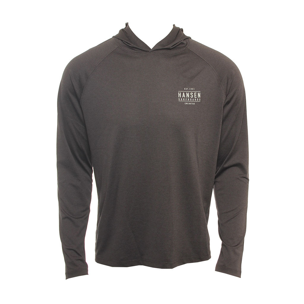 Hansen Mens Rashguard Trades Long Sleeve Hooded