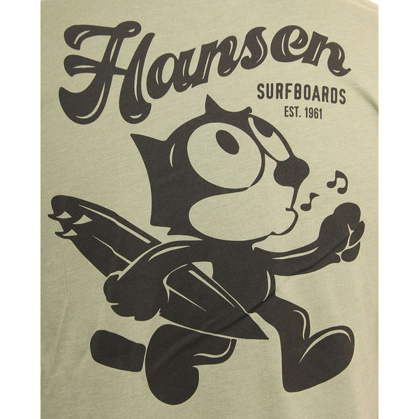 Hansen Mens Shirt Hansens Surf Cat