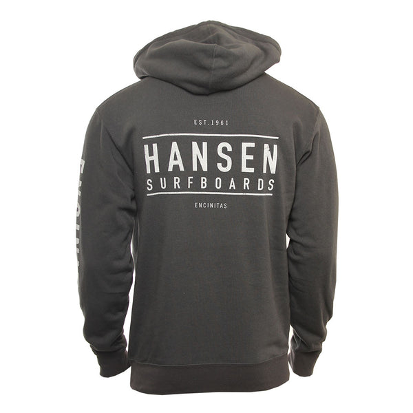 Hansen Mens Sweatshirt Box Corp Hooded Pullover