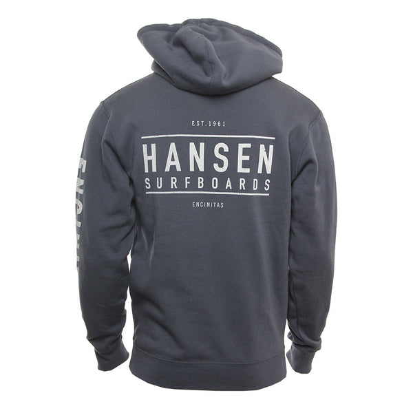 Hansen Mens Sweatshirt Box Corp Hooded Pullover