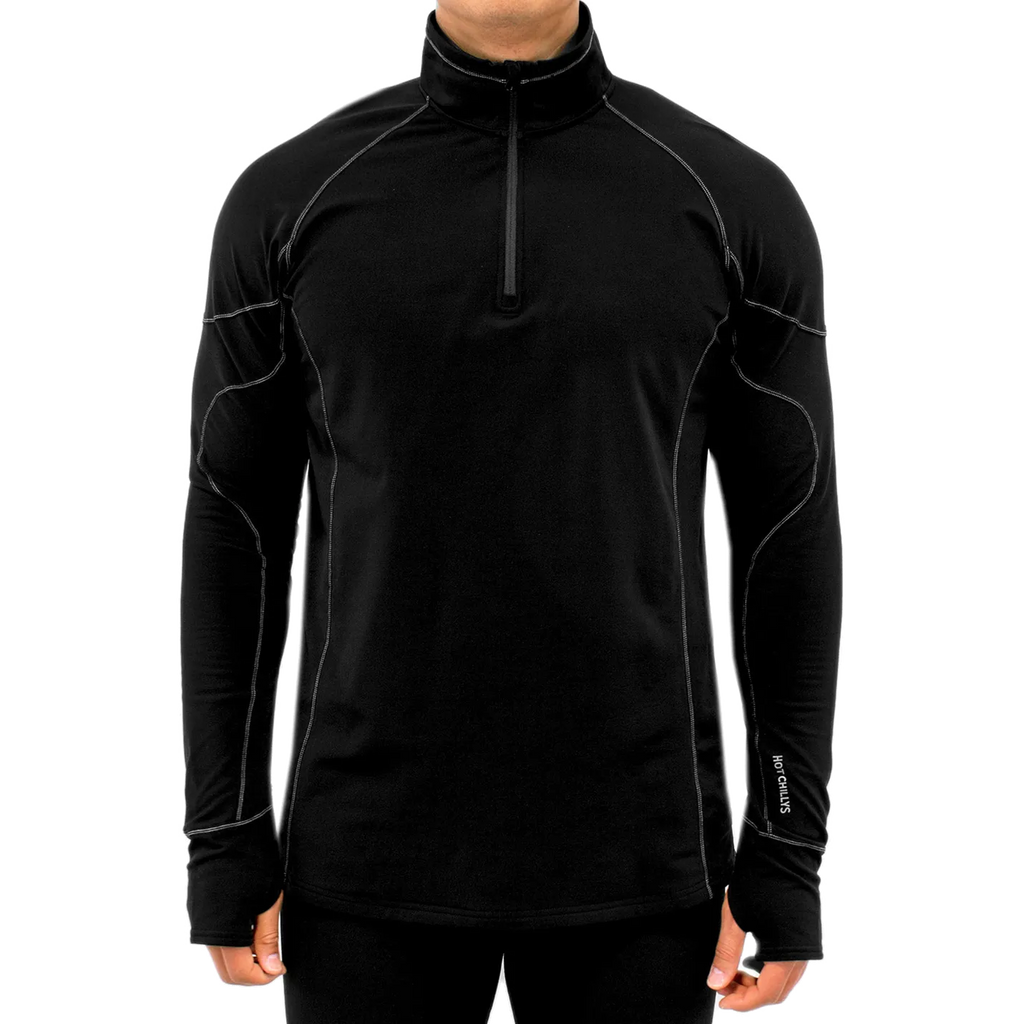 Hot Chillys Mens Base Layers Micro-Elite XT Zip-T