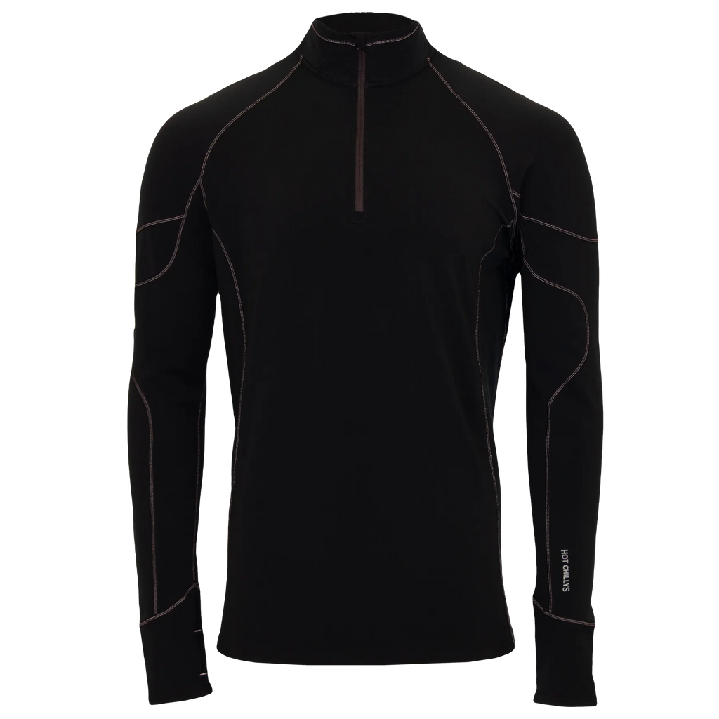 Hot Chillys Mens Base Layers Micro-Elite XT Zip-T