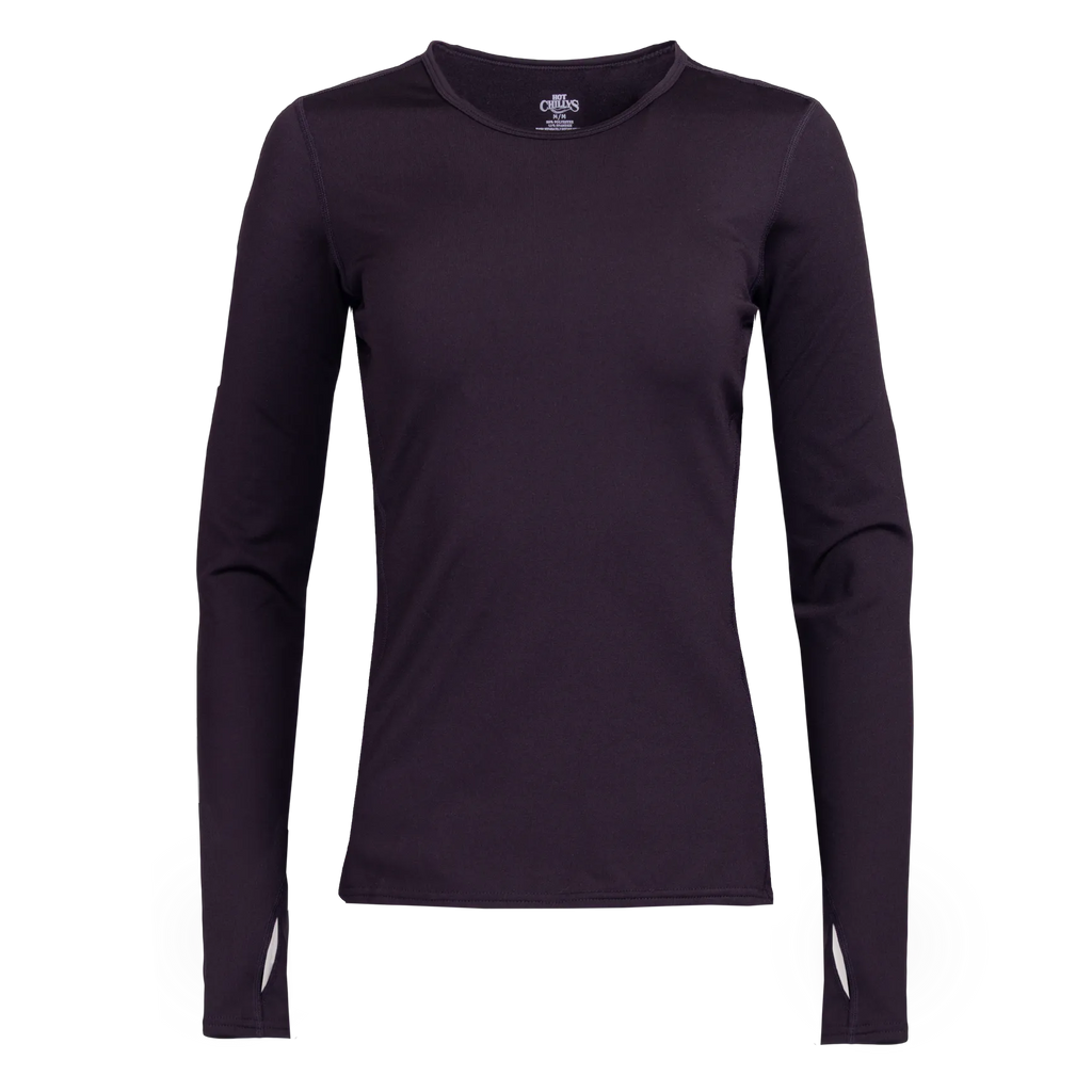 Hot Chillys Womens Snow Layers Micro-Elite Chamois Crewneck