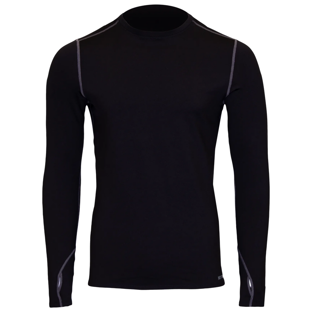 Hot Chillys Mens Base Layers Micro-Elite Chamois Crewneck