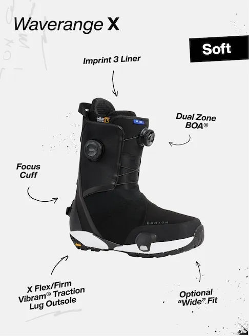Burton Mens Snowboard Boots Waverange X Step On
